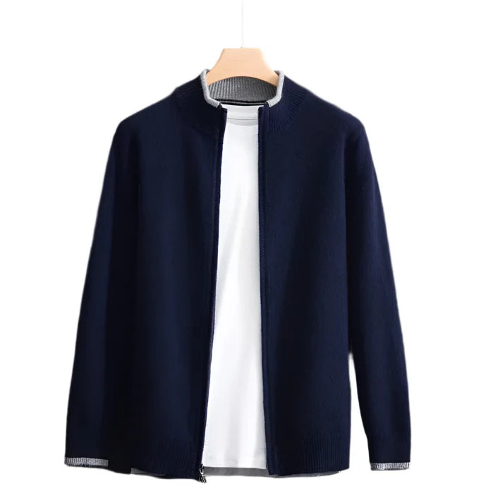 Nicola men's cashmere jacket, alternate view