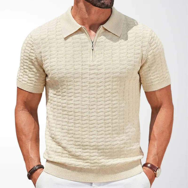 Men's elegant polo shirt, additional view