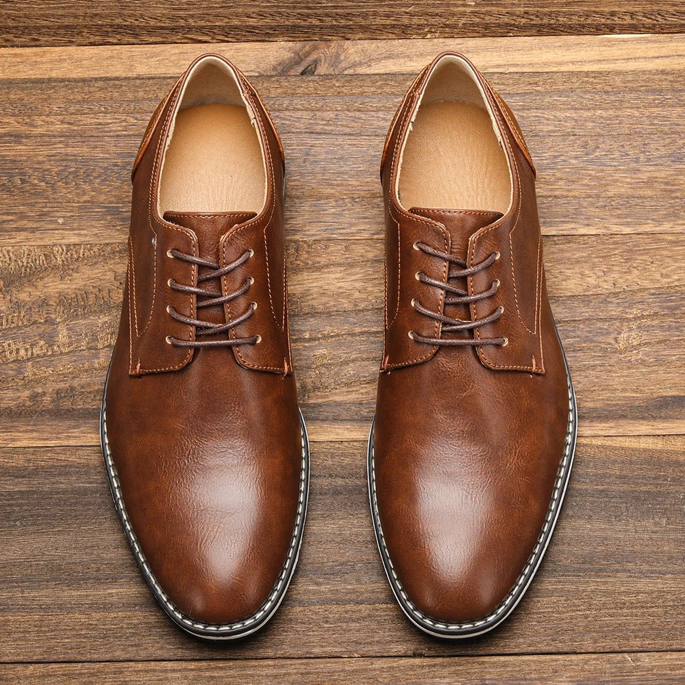 Diego men's leather shoes, alternate view