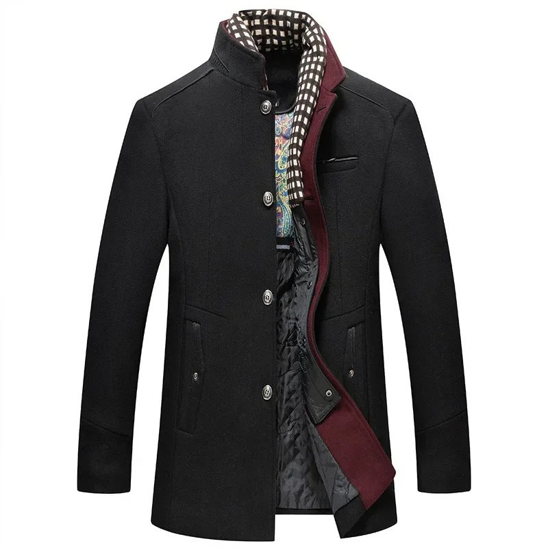 Men's elegant coat, view 4