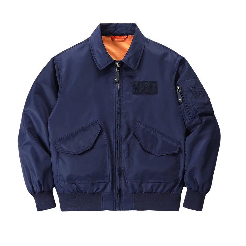 Men's retro bomber jacket, view 4