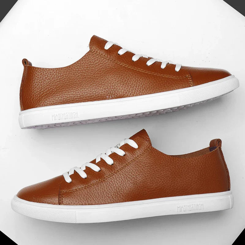 Nicola men's leather shoes, view 4