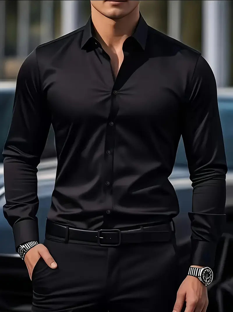 Pietro men's elegant shirt in a tailored fit, view 4