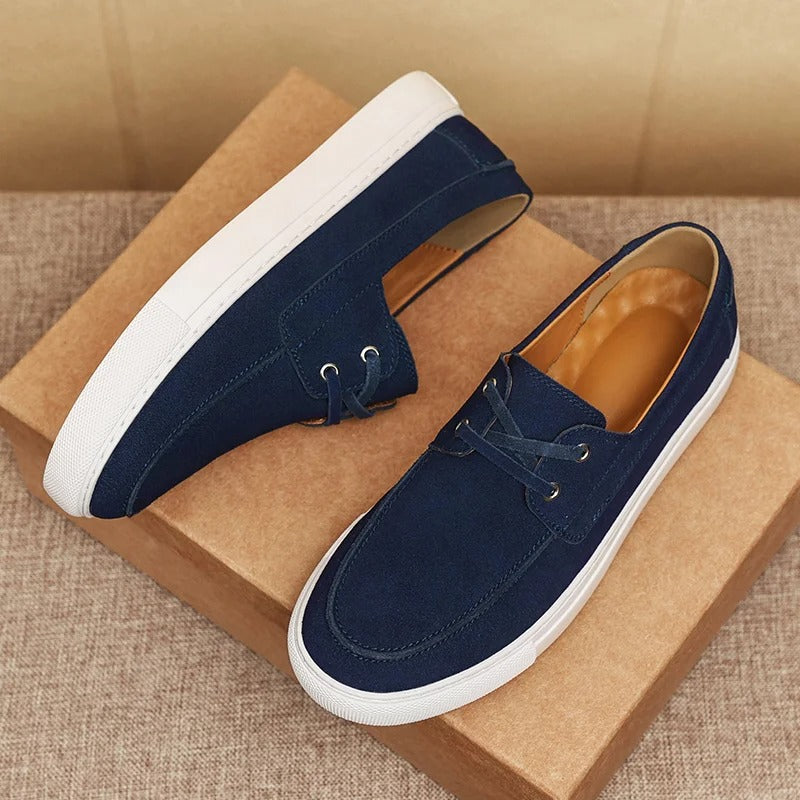 Gennaro men's elegant suede shoes, alternate view