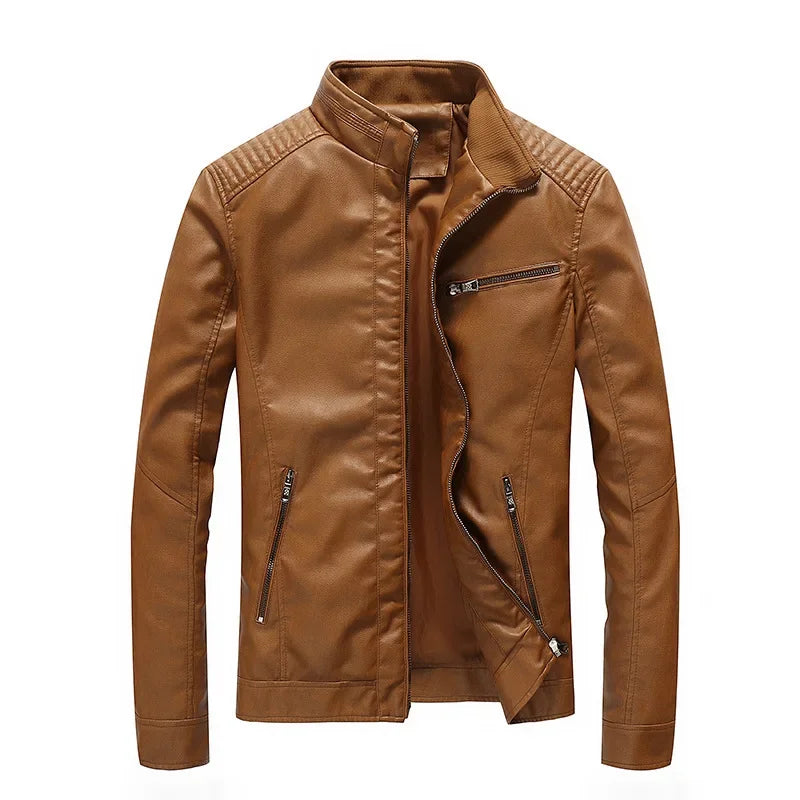 Giorgio men's leather jacket – Avinos Milano