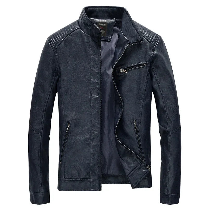 Giorgio men's leather jacket, additional view