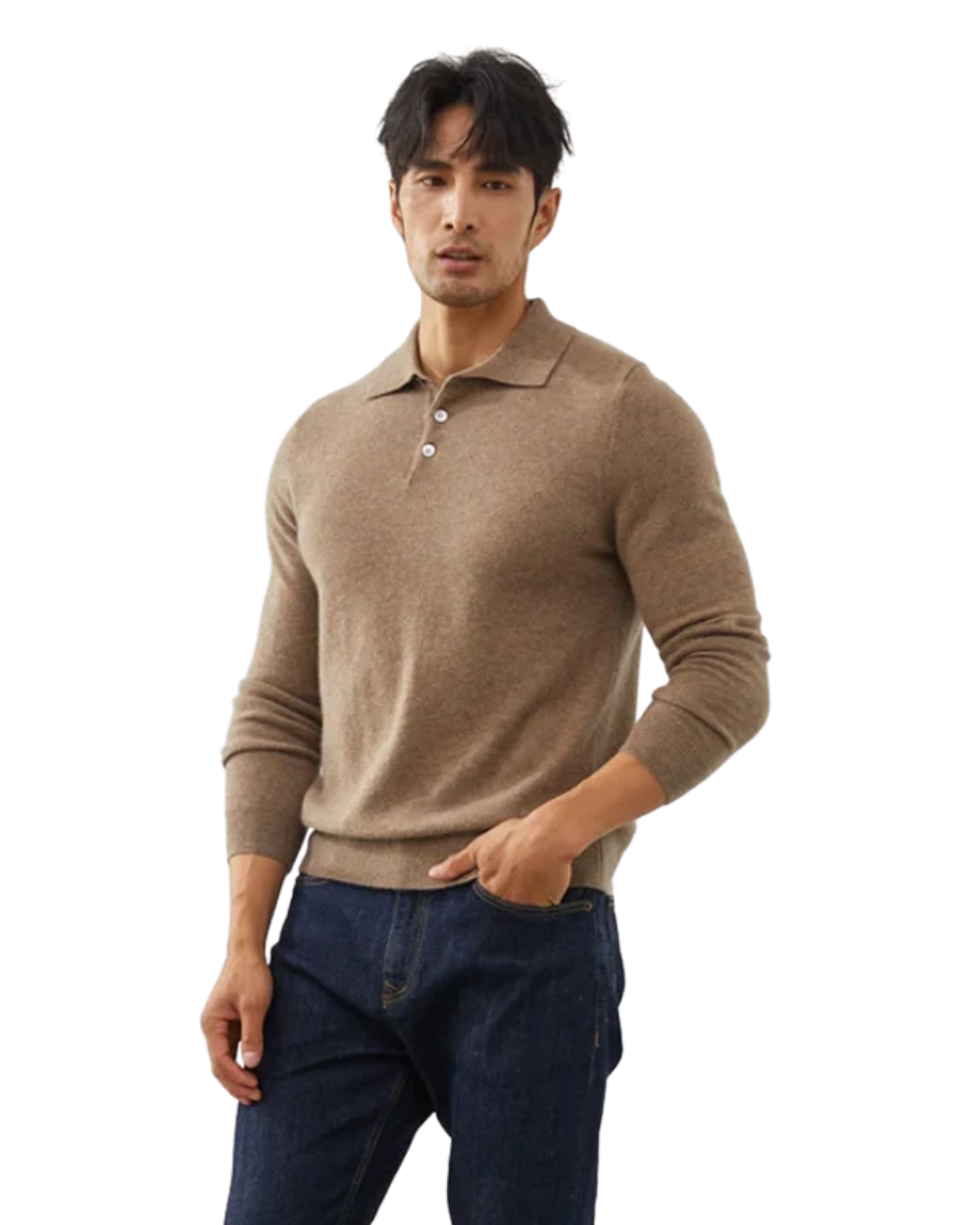 Ponza men's cashmere polo shirt – Avinos Milano