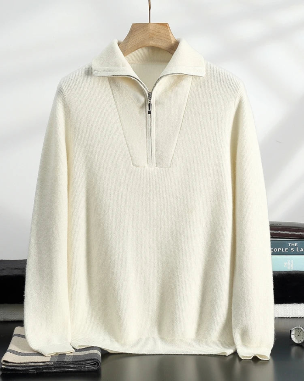 Portofino men's cashmere sweater, additional view