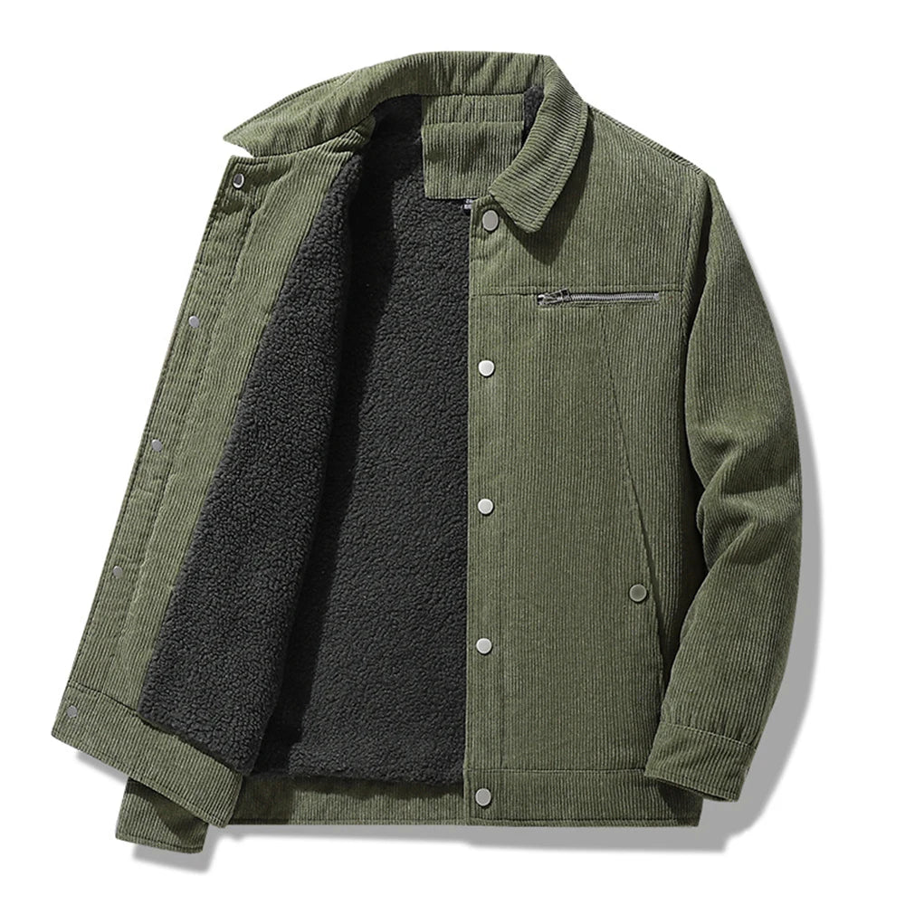 Men's elegant corduroy jacket, alternate view