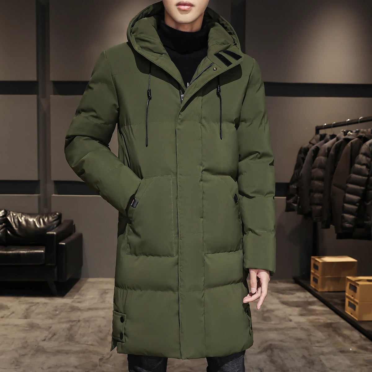 Luca men's elegant winter jacket, additional view