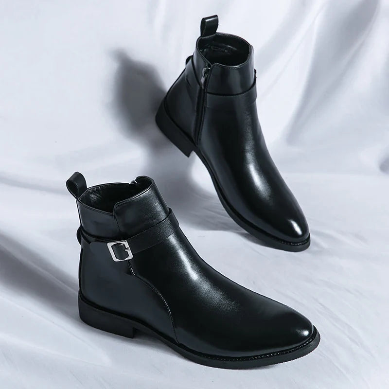 Cristian men's leather boots, additional view