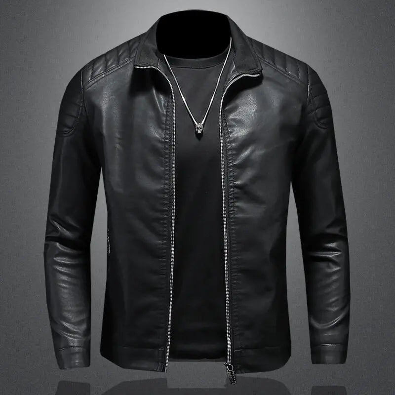 Leonardo men's leather jacket – Avinos Milano
