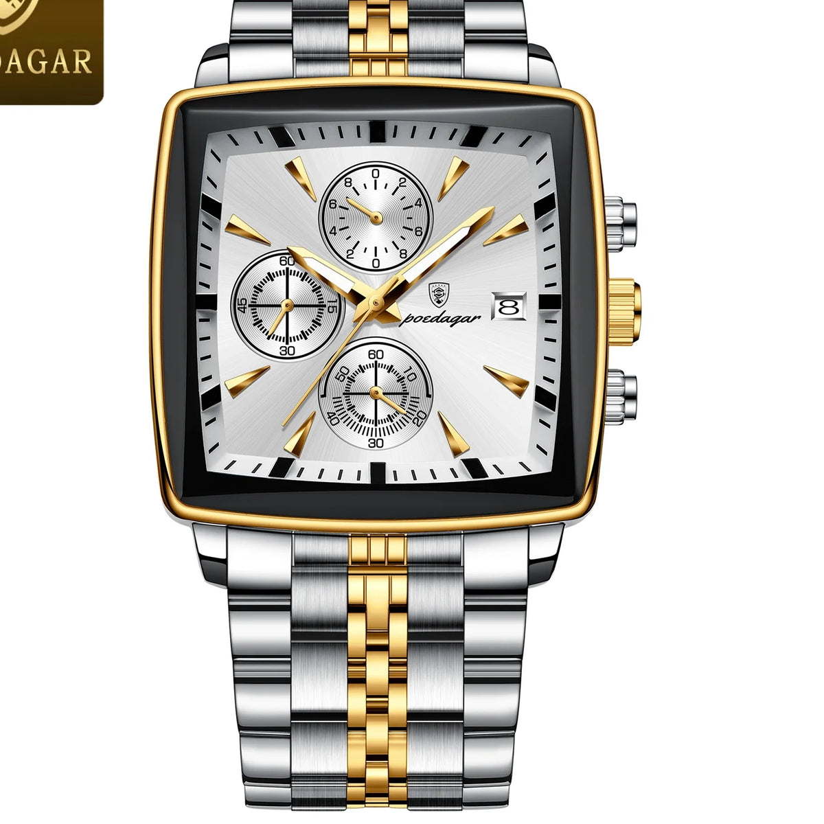 Quadro watch Two-Tone / White