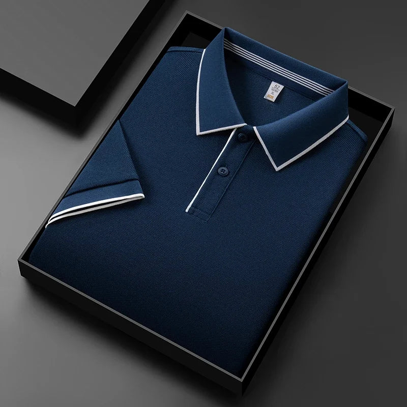 Sergio men's elegant polo shirt, alternate view