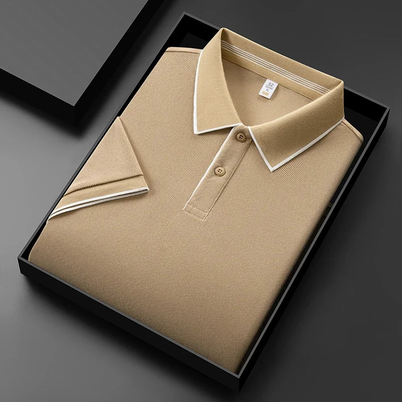 Sergio men's elegant polo shirt, view 4
