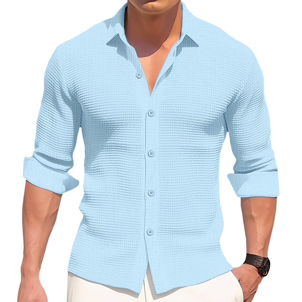 Raffaele men's cotton shirt, alternate view