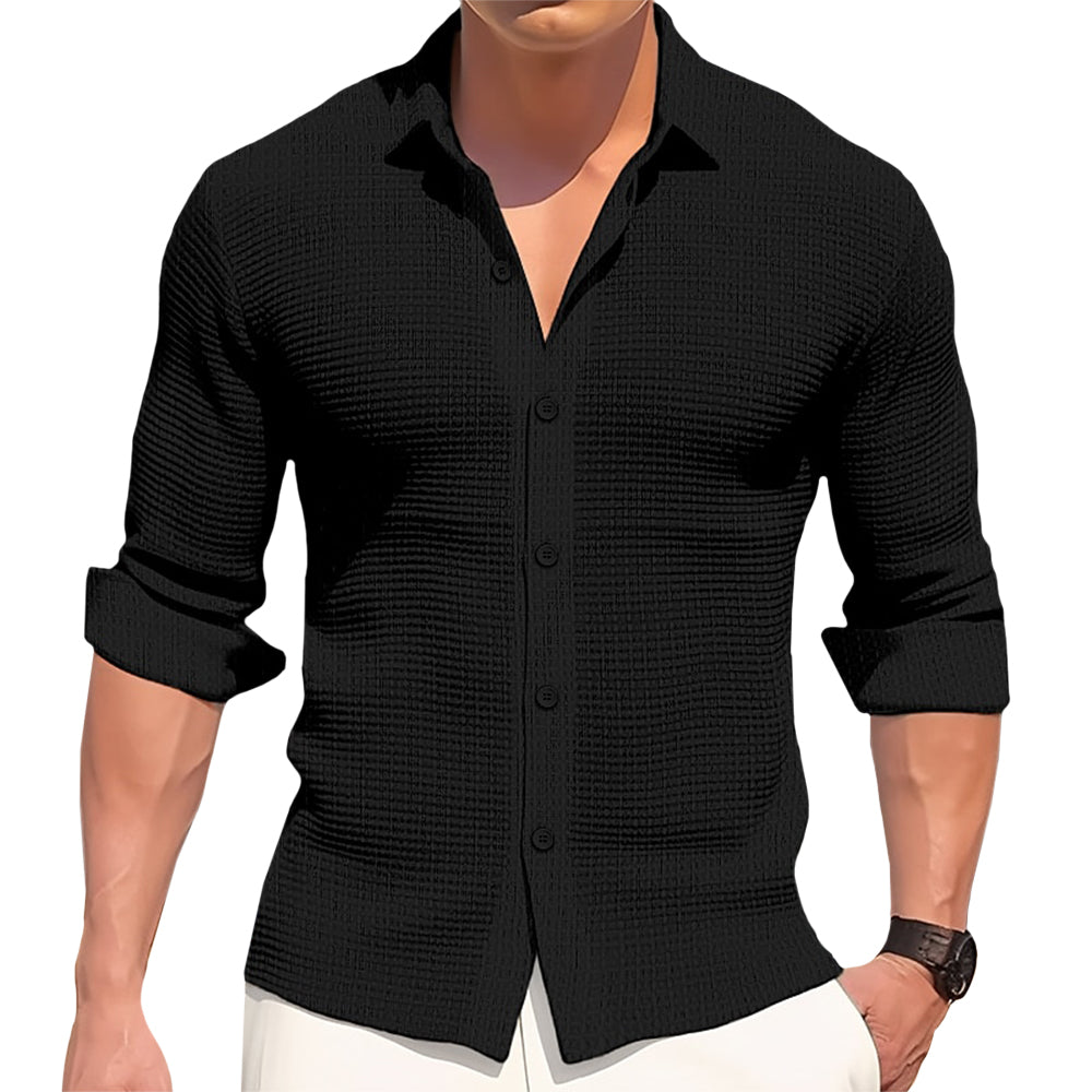 Raffaele men's cotton shirt, view 4