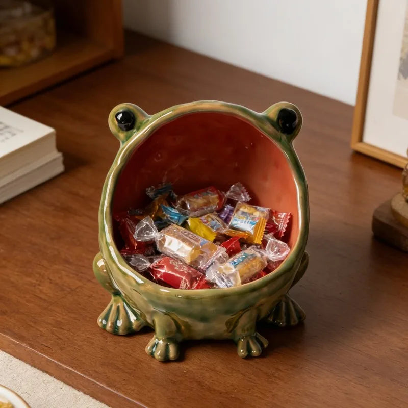 Rana frog filled with sweets