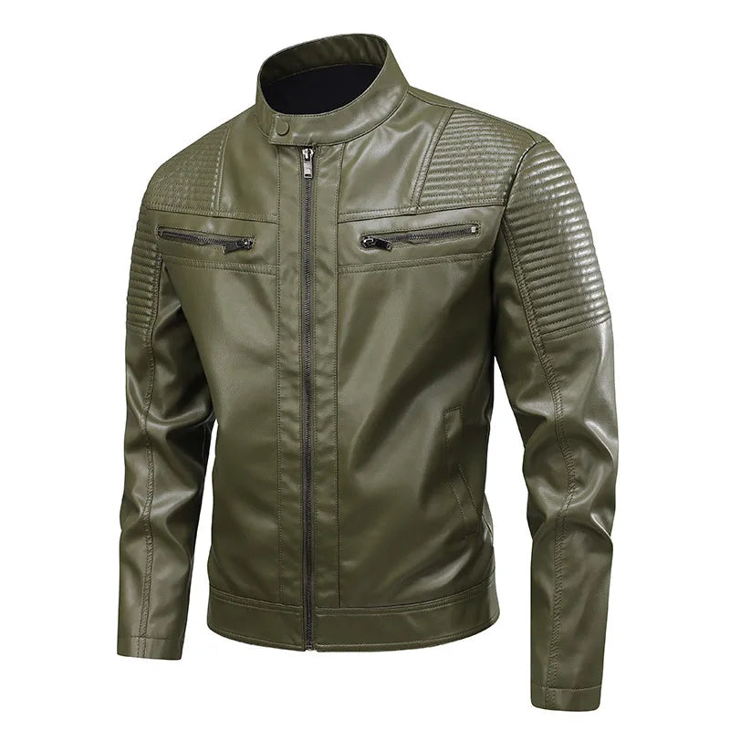 Antonio men's leather jacket – Avinos Milano