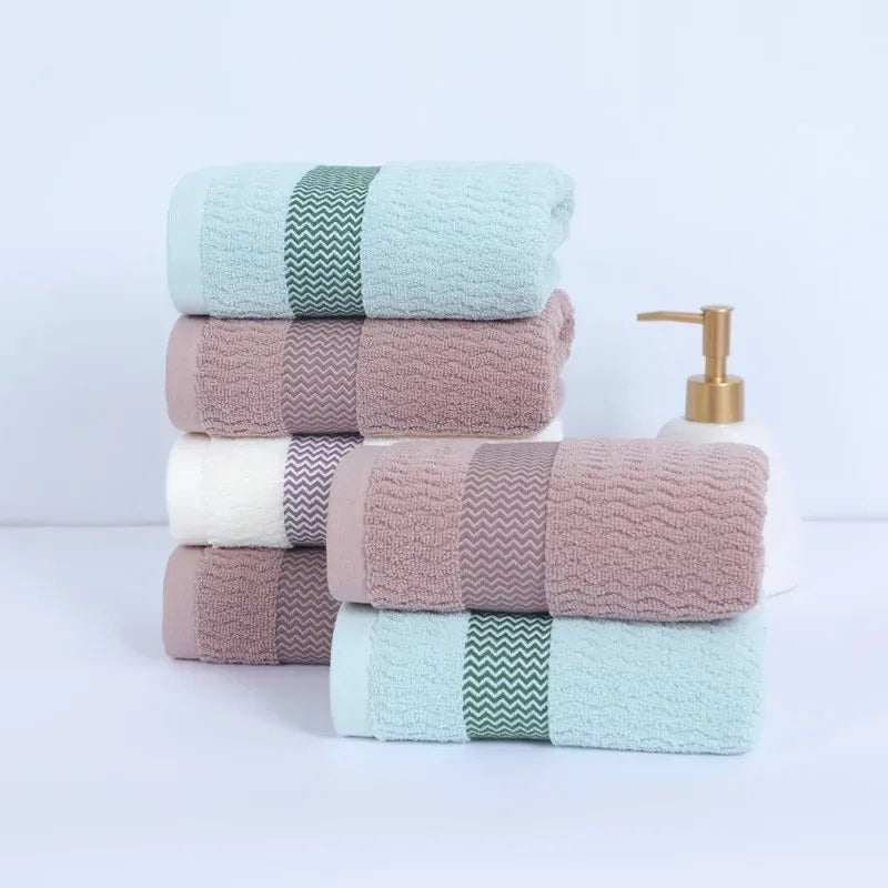 Rimini towels in a bathroom