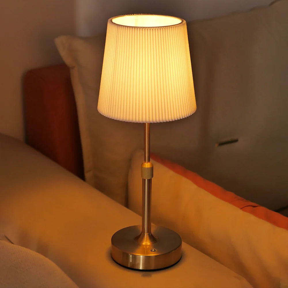 Riviera cordless lamp on a nightstand