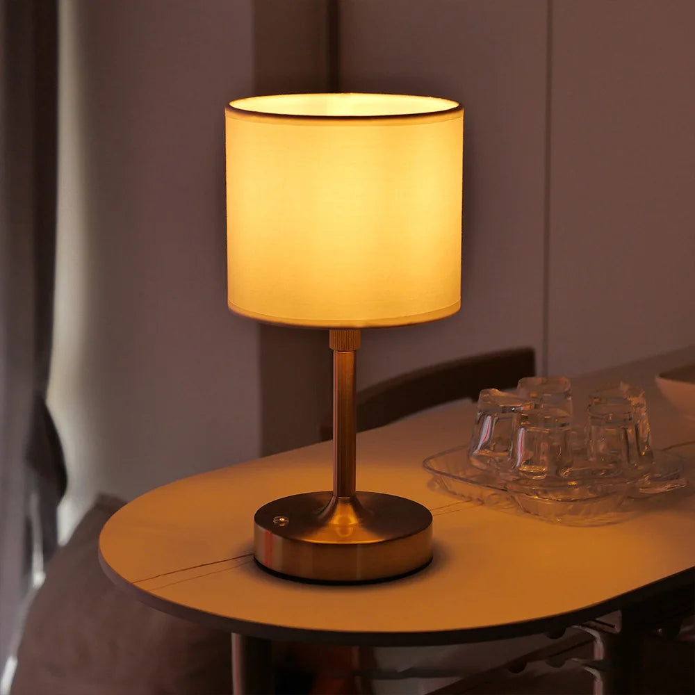 Riviera lamp glowing warm