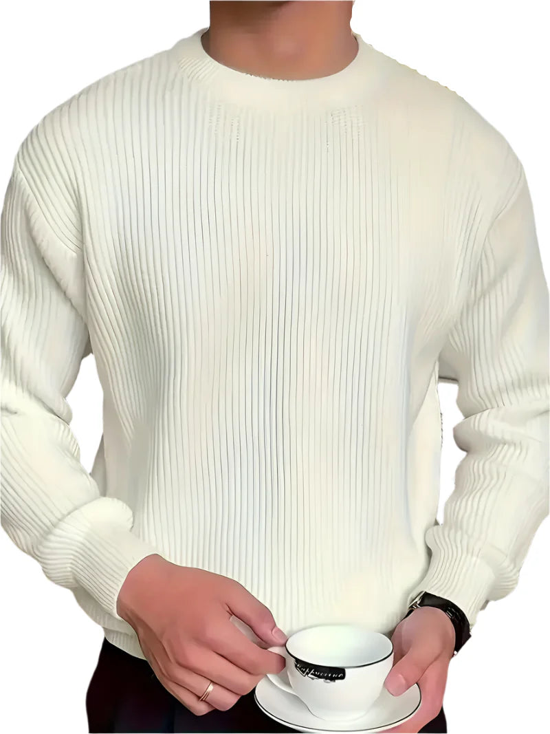 Rome men's knit sweater, alternate view