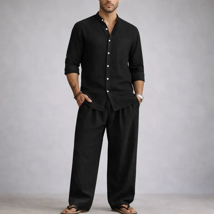 Men's elegant breathable two-piece set – Avinos Milano