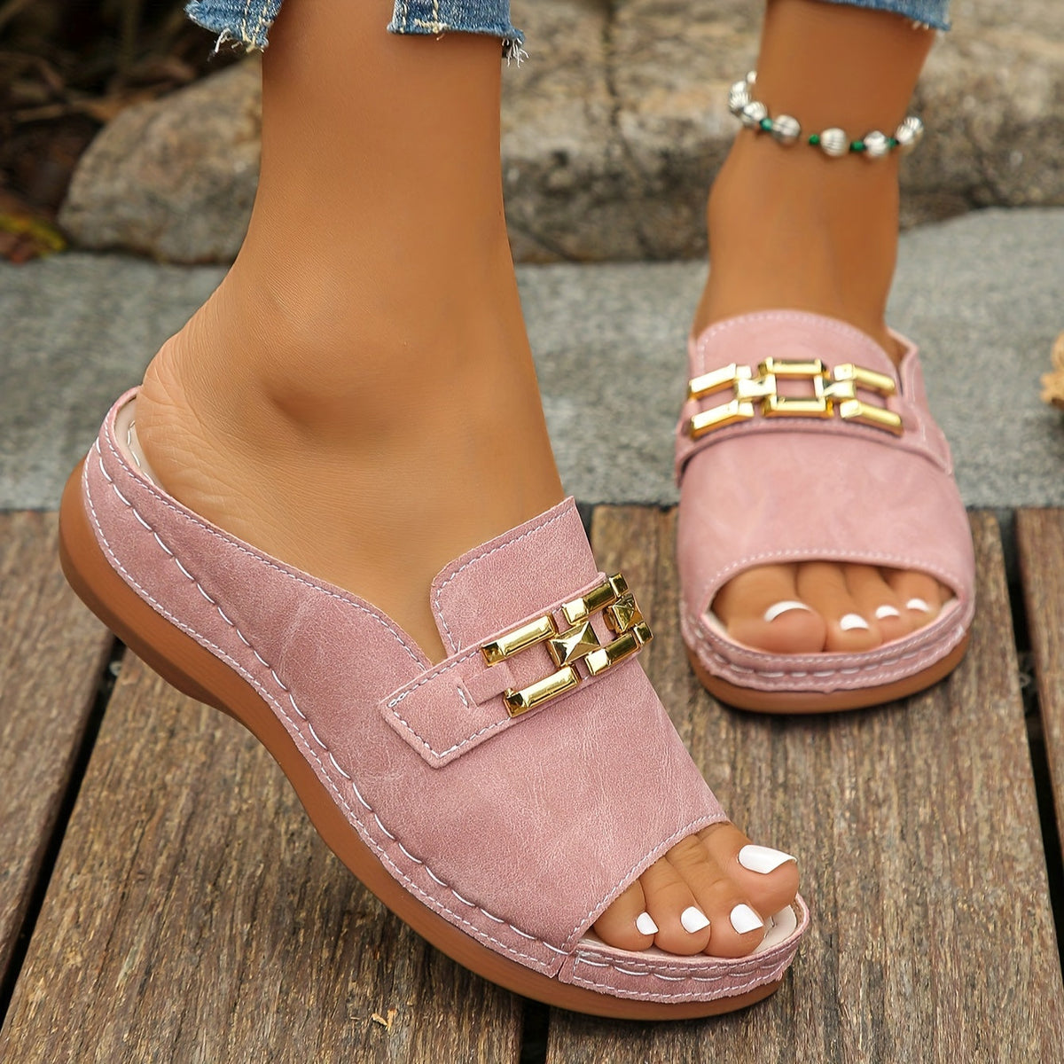 Romy Slide Sandals – women's shoes, view 2