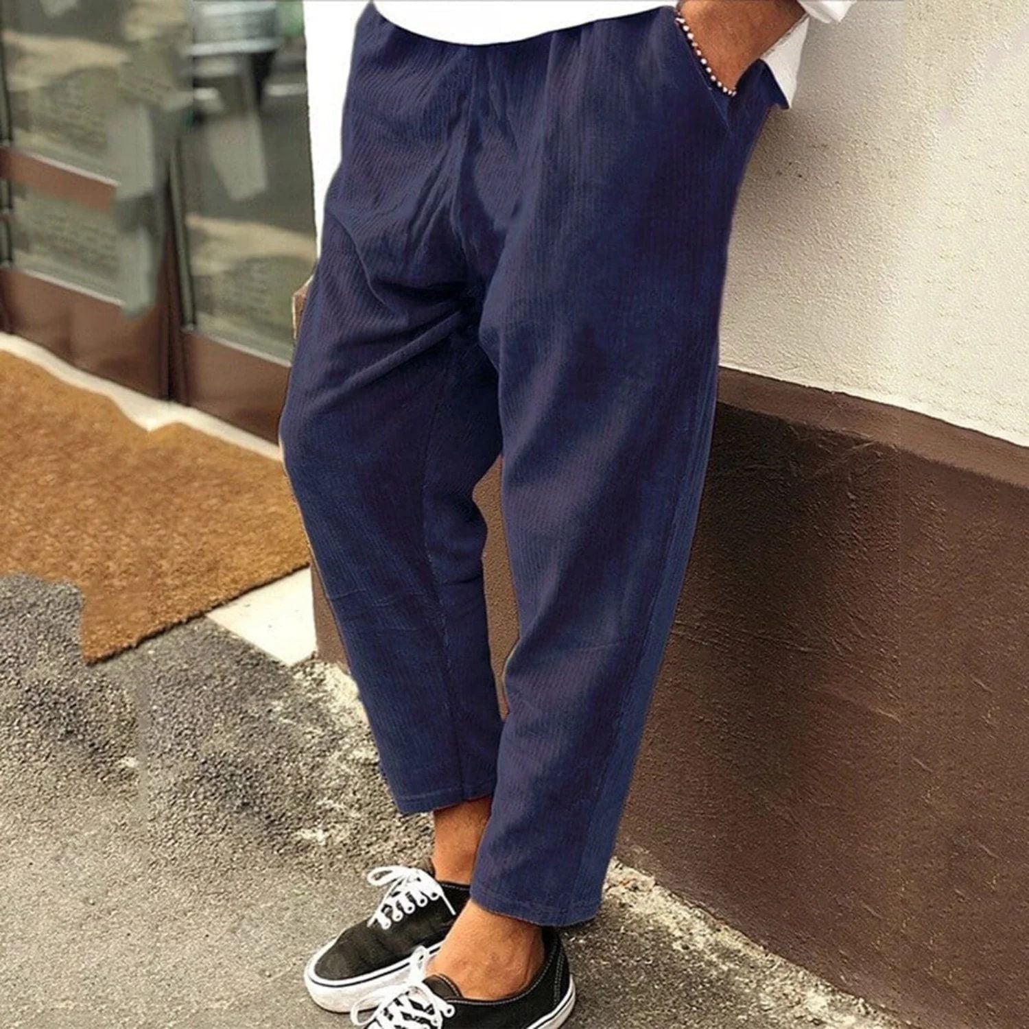 Franco men's elegant corduroy pants – Avinos Milano