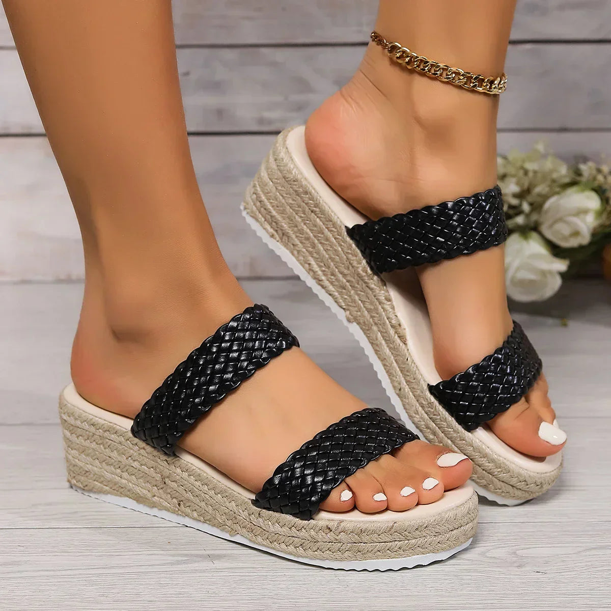 Roselle Stylish Comfortable Wedge Sandals – women's shoes, view 5