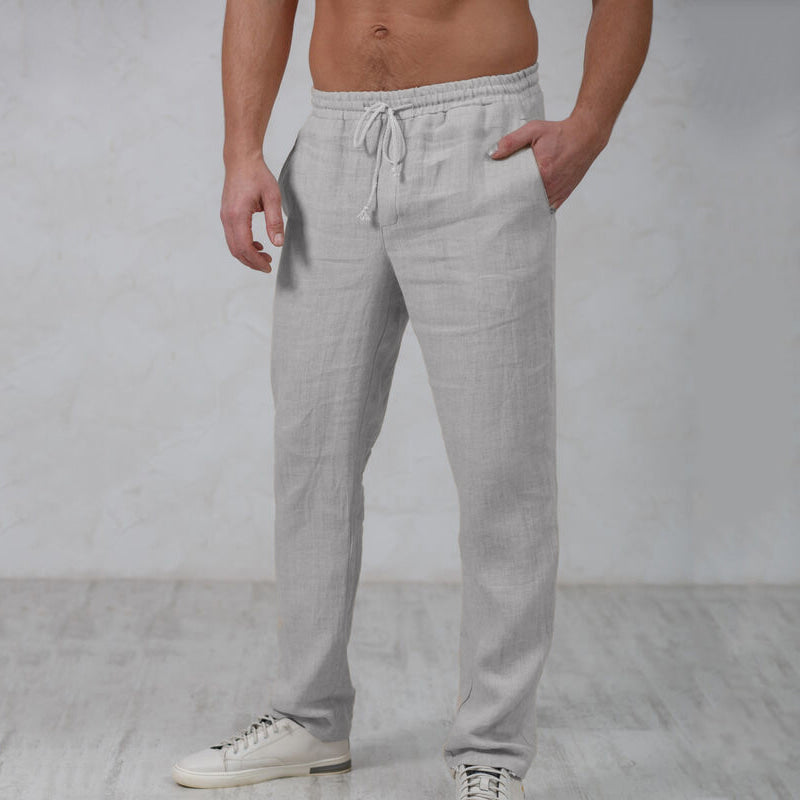 Leonardo men's elegant linen pants – Avinos Milano