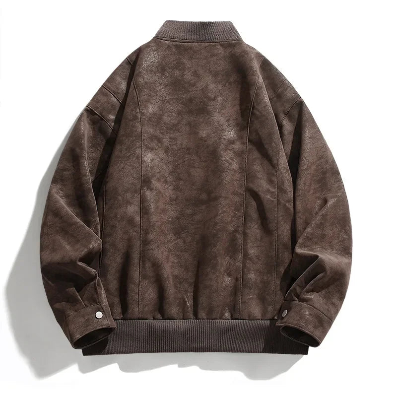 Diego men's elegant suede jacket, additional view