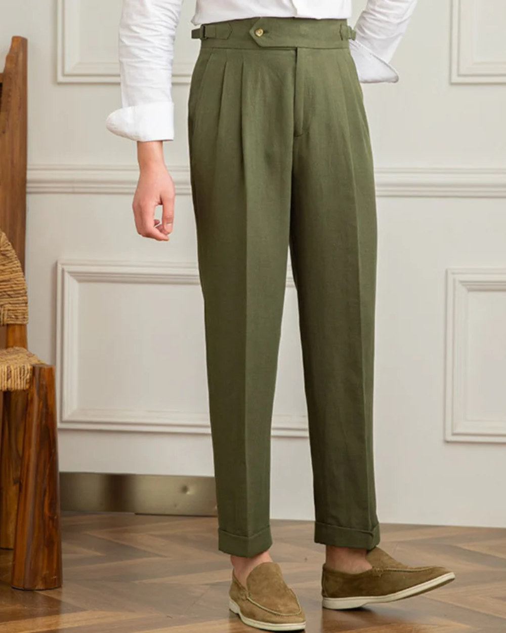 Bali men's linen pants, view 5