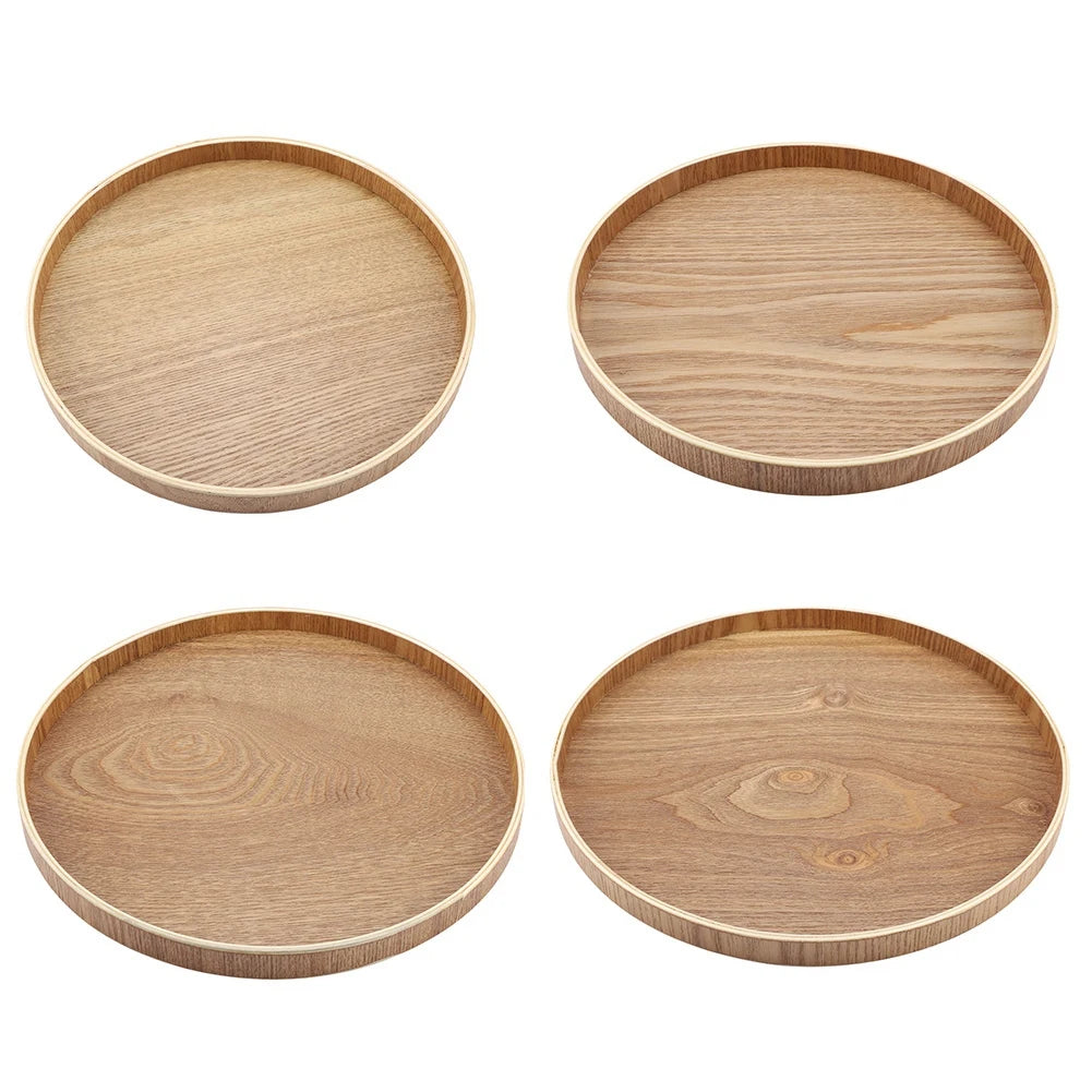 Rotondo round wooden trays