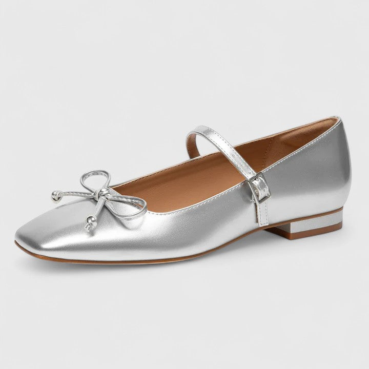 Rozalina women's orthopedic leather flats, view 4