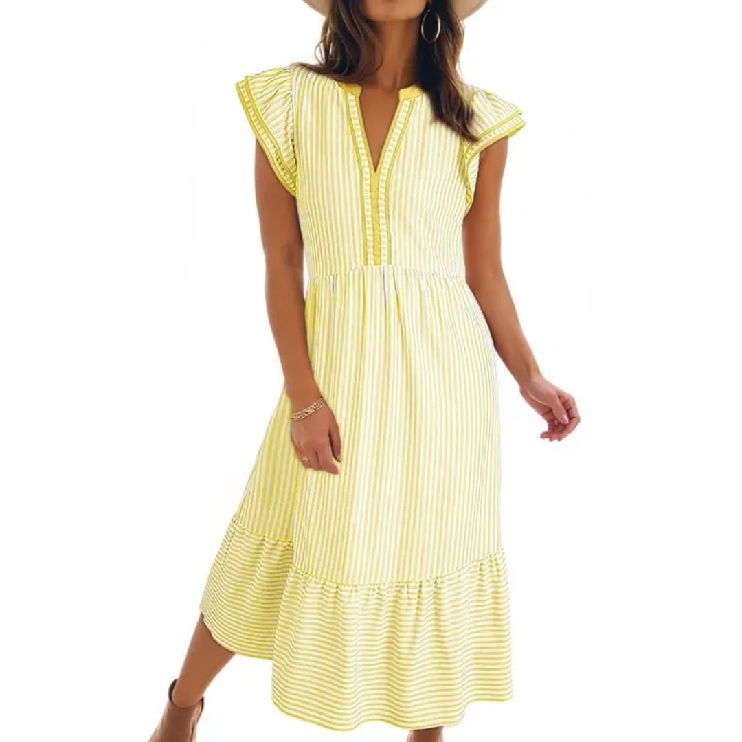 Ruby women's striped midi dress, additional view