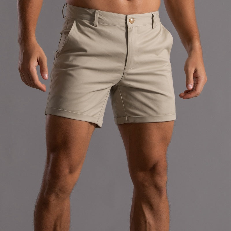 Men's elegant chino shorts, view 11