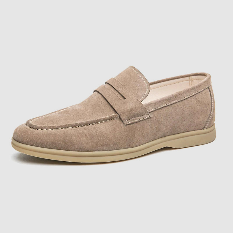 Firenze men's suede loafers, view 4