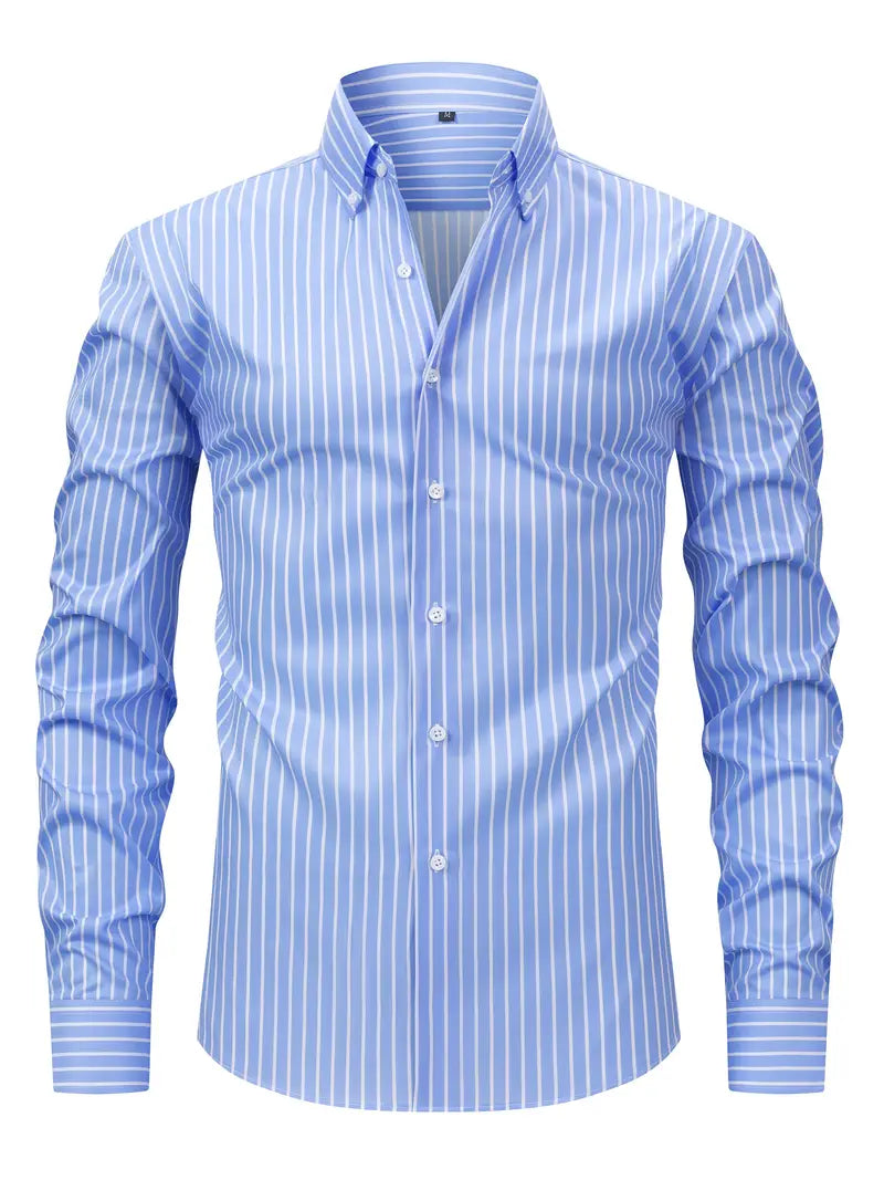 Men's striped shirt, additional view