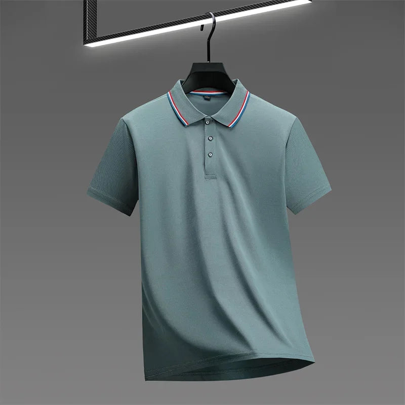 Men's summer polo shirt, alternate view