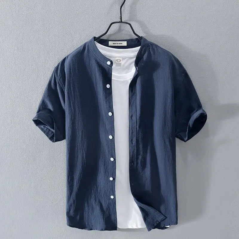 Men's cotton linen shirt – Avinos Milano