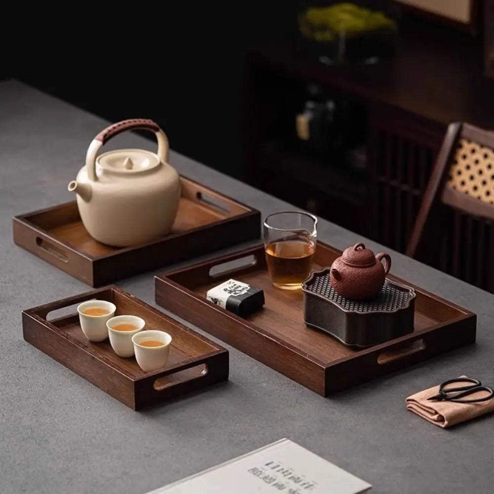 Salotto trays on a table