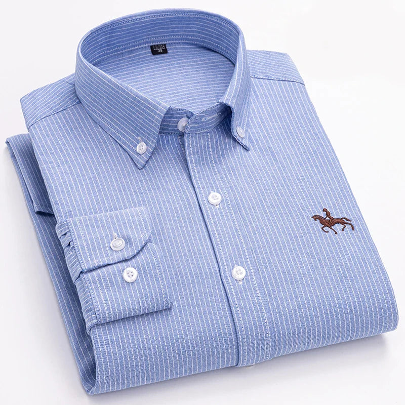 Salvatore men's elegant cotton shirt, alternate view