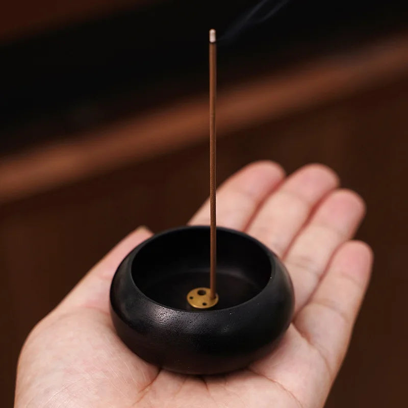 Sandalo incense holder with burning incense
