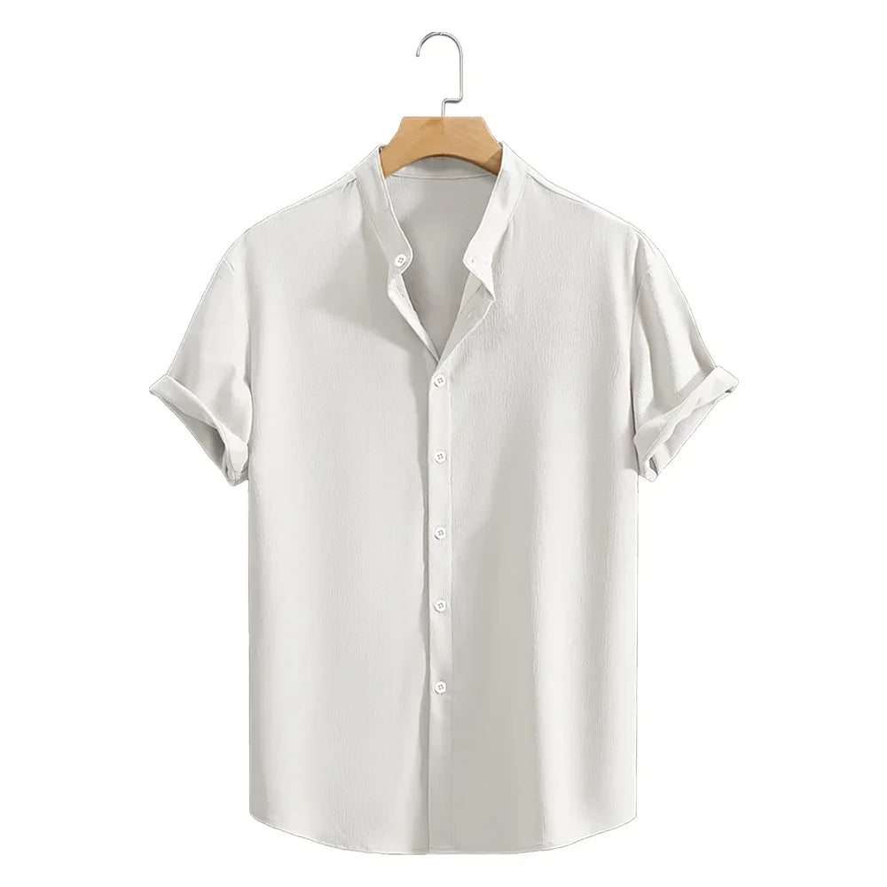 Men's elegant linen shirt – Avinos Milano
