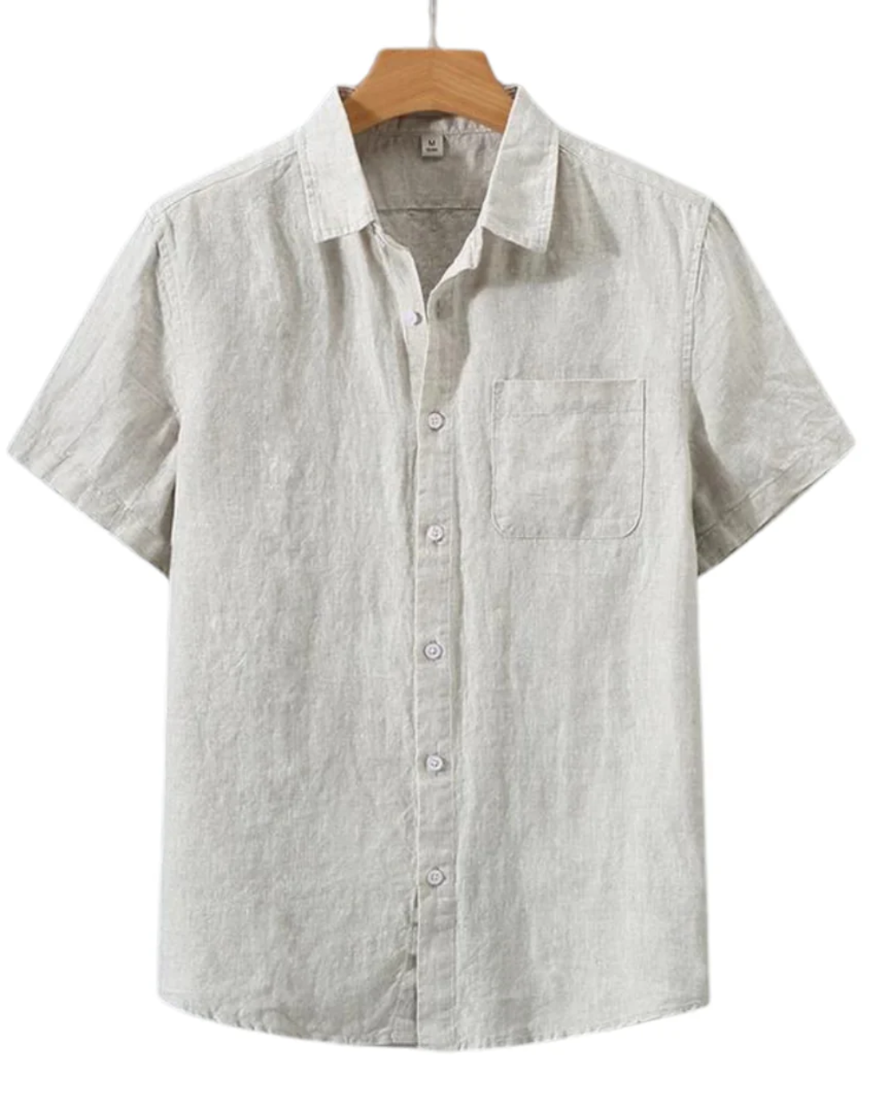 Santorini men's linen shirt – Avinos Milano