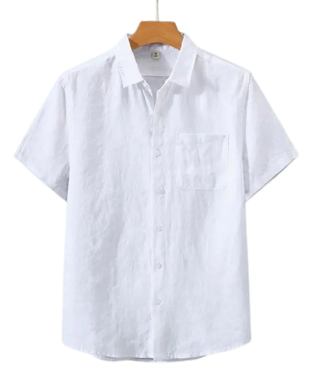 Santorini men's linen shirt, alternate view