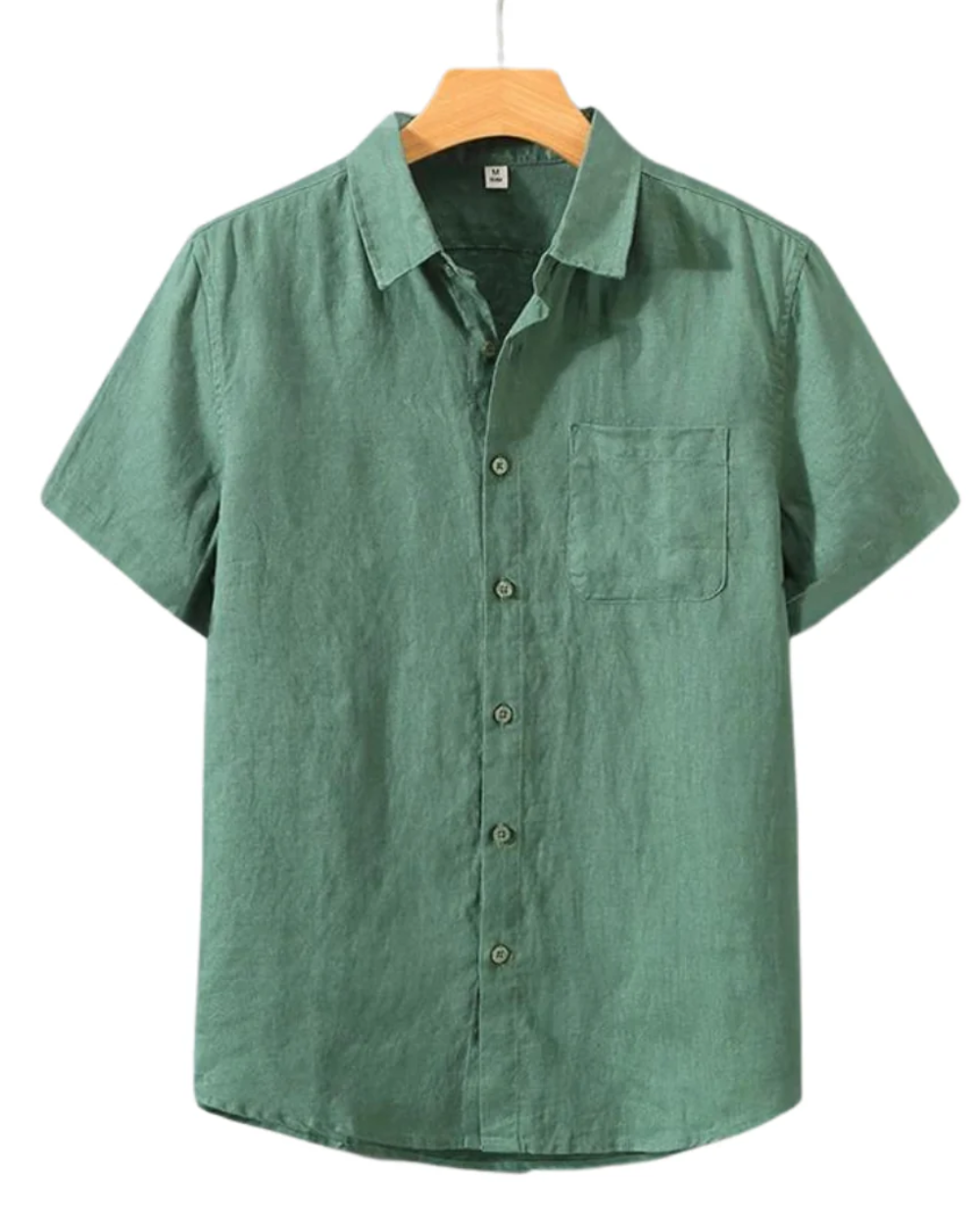 Santorini men's linen shirt, view 4