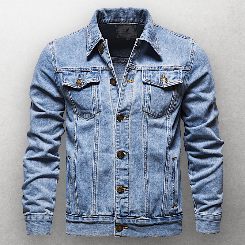 Fabio men's elegant denim jacket – Avinos Milano